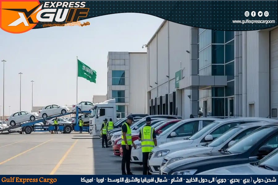 خدمات شحن سيارات دوليا من السعودية
